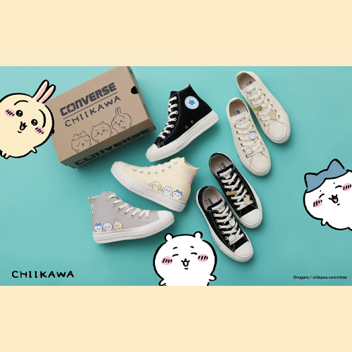 穿著吉伊卡哇趴趴走！與日本CONVERSE二度聯名推出角色設計鞋👟
