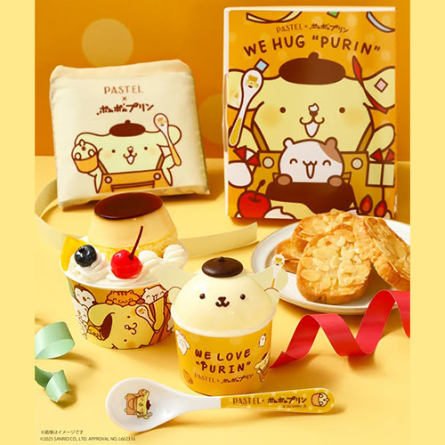 布丁狗粉絲必收！日本布丁名店「Pastel」再推聯名甜點🍮💛