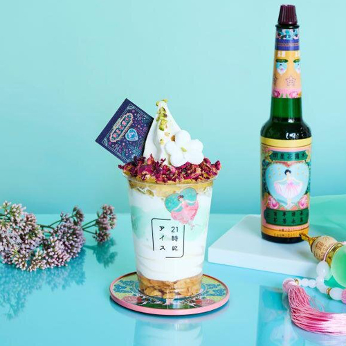噱頭十足💐日本推「明星花露水」聖代！？