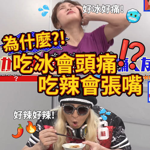 人體冷知識！為什麼吃冰會頭痛、吃辣會張嘴？真相太驚人🧊🔥