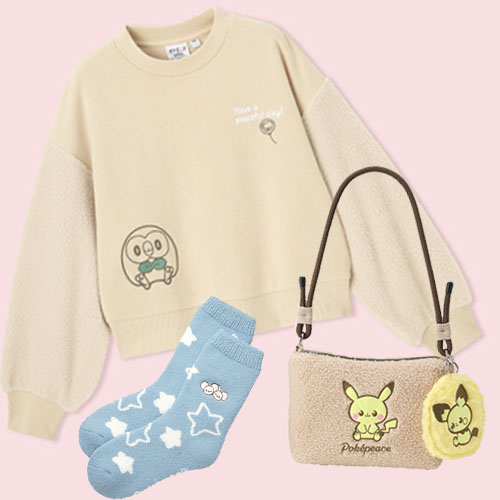 冬天就要時尚又療癒✨日本GU新品「Poképiece」11/28開賣