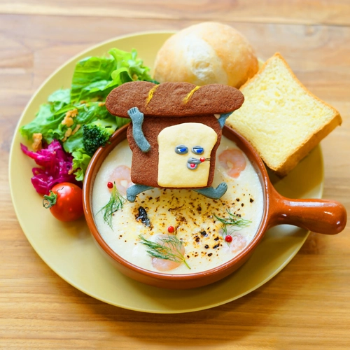 超人氣「麵包小偷」主題咖啡廳來啦！超萌餐點必吃