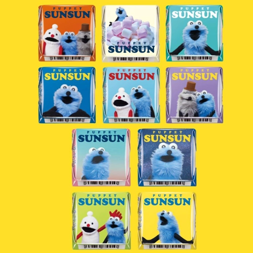 日超商聯名「帕比順順(PUPPET SUNSUN)」巧克力太可愛！