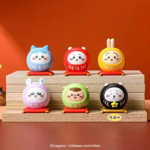 網友瘋搶！台灣7-11推出「吉伊卡哇」祈福達摩公仔 1/7準點限時開賣