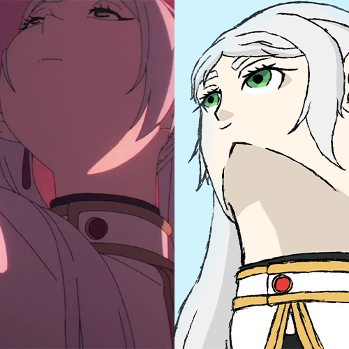 《葬送的芙莉蓮》二季動畫驚見「仰頭的芙莉蓮」迷因，官方致敬引話題