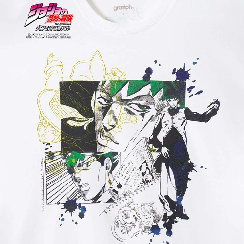 《JoJo的奇妙冒險》聯名款買不完！日牌graniph推時髦印花T恤必收藏
