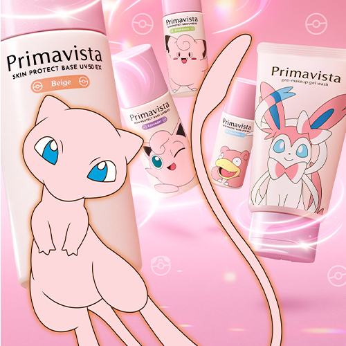 粉紅寶可夢聯名彩妝可愛現身！Primavista 2026夏季限定　夢幻、胖丁、仙子伊布包裝太萌啦🩷