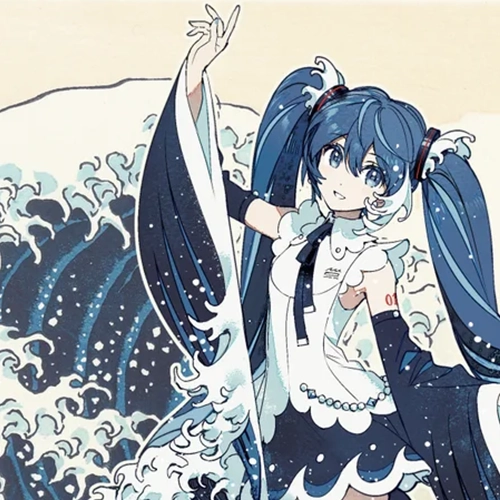 初音未來聯名葛飾北齋！Rella設計官方服裝融合浮世繪的嶄新造型