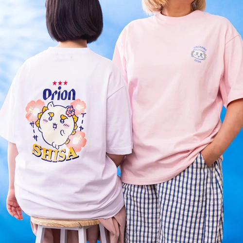 吉伊卡哇×沖繩ORION啤酒聯名！獅薩＆栗子饅頭罐裝啤酒、衣服新登場☀️