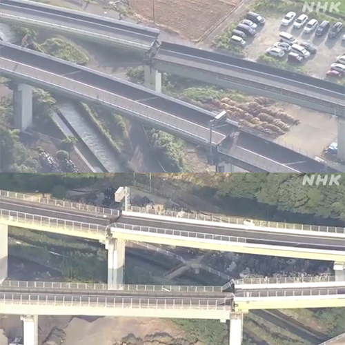 熊本地震高架橋錯位「卡半空」！官方澄清：非刻意設計，而是耐震極限下的減災奇蹟