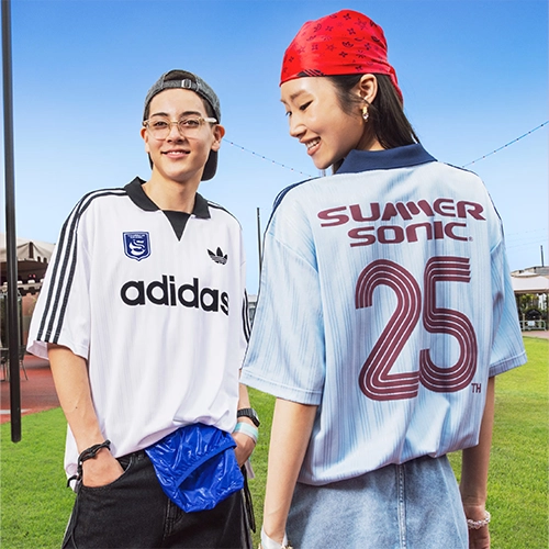 「SUMMER SONIC」音樂祭也出球衣！聯名愛迪達推25週年紀念衣