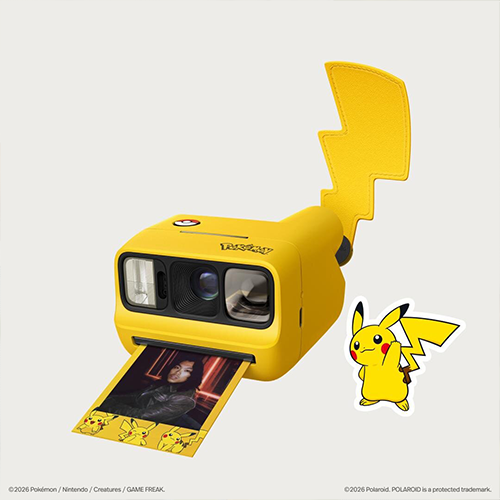 皮卡丘拍立得來了！Polaroid寶可夢30週年聯名相機、底片開賣