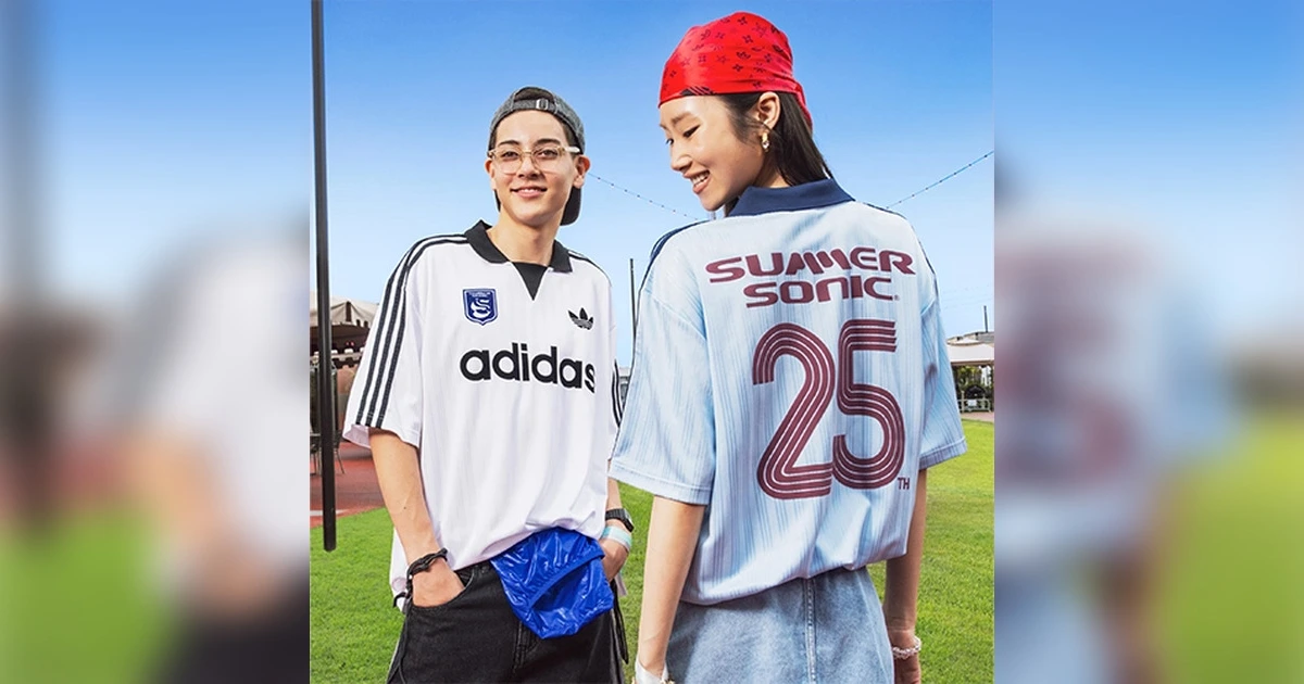 メンズ サマソニ25周年adidas コラボ ユニフォームSUMMER SONIC【L】
