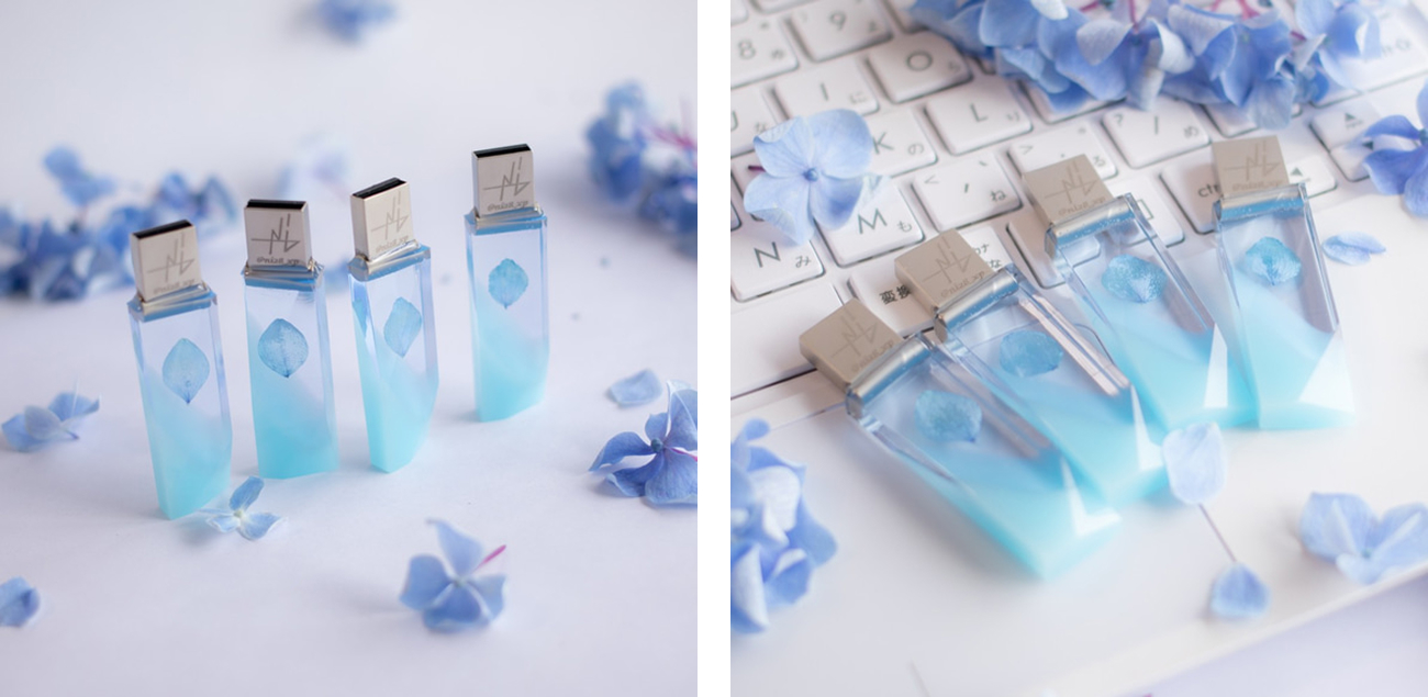 Hydrangea USB detail 2