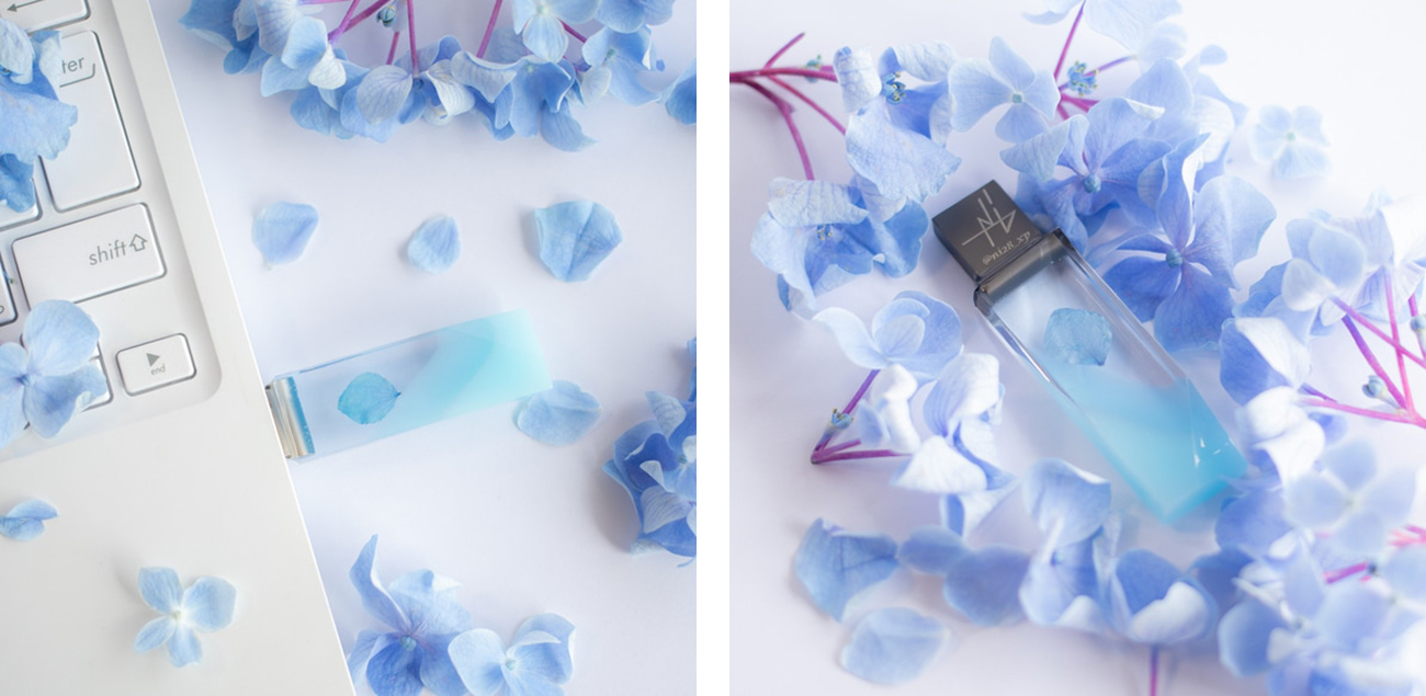 Hydrangea USB detail 1