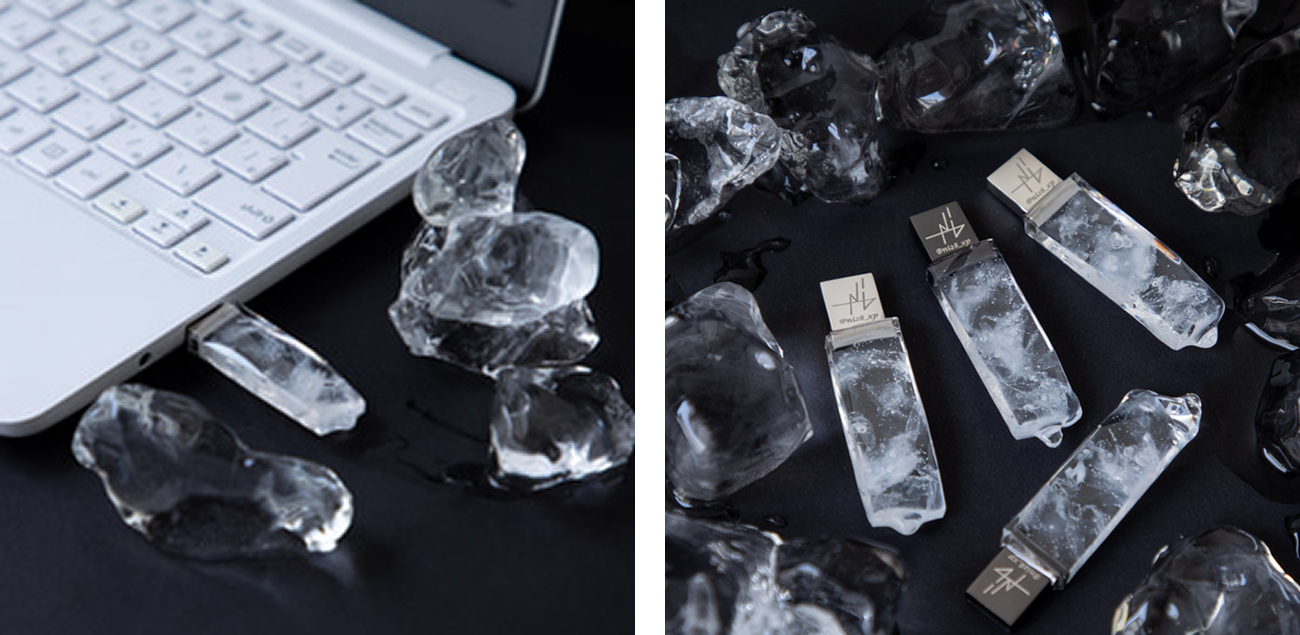 Melting Ice USB detail 2