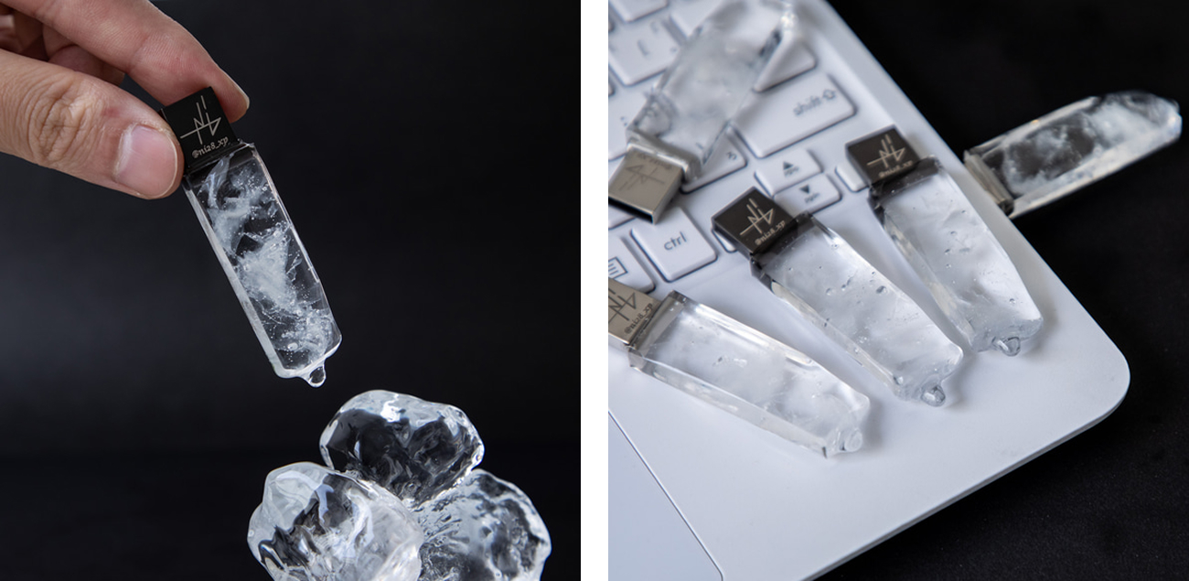 Melting Ice USB detail 1
